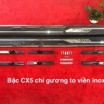 Bậc CX5 chỉ gương to viền inox